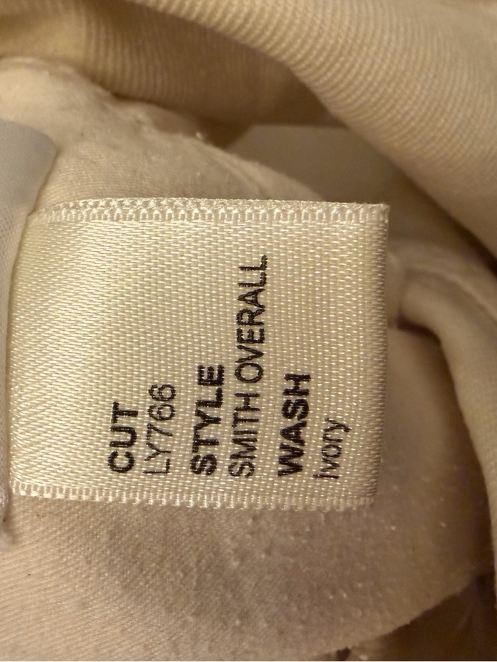 Reformation, Smith Style, Ivory Denim Overalls, Size 4 - Picture 12 of 16